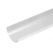 112mm Half Round Rainwater - White