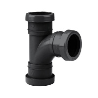 32mm Black Pushfit Waste