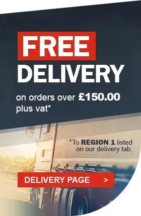 FREE DELIVERY on all orders over 150 + VAT - Mainland UK Only!