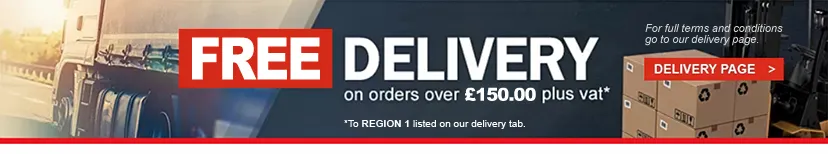 FREE DELIVERY on all orders over 150 + VAT - Mainland UK Only!