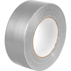 50mm x 50m Silver Cloth Tape