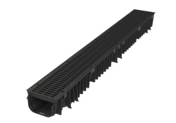 Shallow Channel Drain x 1m Plastic Grid CLKS 410/128