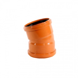 160mm Underground Drainage 15 Bend D/S