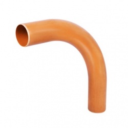 110mm 90 Plain Ended Long Radius Bend