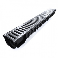 Dakota A15 Drainage Channel Galvanised Grate x 1m