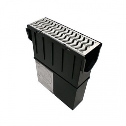 Storm Drain Channel Sump Unit with Galv Grate