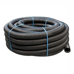 100mm Perforated Land Drain x 100m Coil