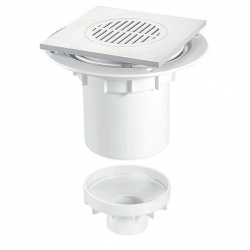 McAlpine TSG2T6WH Shower Gully