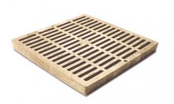 12'' Slotted Catch Basin Grate - Sand