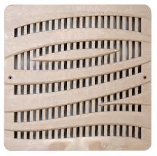 12'' Wave Catch Basin Grate - Sand