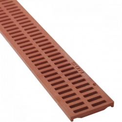 NDS Slotted Decorative Channel Grate Brick Red  x 900mm