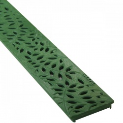 NDS Botanical Decorative Channel Grate Green x 900mm