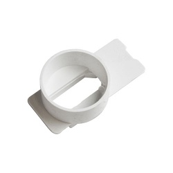 NDS Micro Channel Inline Outlet White