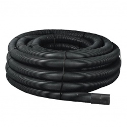 Black Twinwall Duct 40mm x 50m Coil