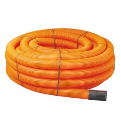 Orange Twinwall Duct 63mm x 50m Traffic Signals