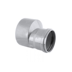 160mm - 110mm Soil Pipe Reducer - Light Grey