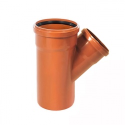 160mm x 110mm Underground Drainage 45 Junction D/S