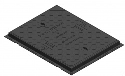 600mm x 450mm B125 Ductile Iron Cover & Frame