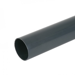 68mm Round Downpipe x 2.5m - Anthracite Grey