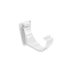 112mm Half Round Gutter Fascia Bracket - White