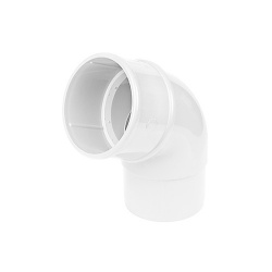 68mm Downpipe 112.5 Offset Bend S/S - White