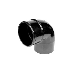 68mm Downpipe 92.5 Offset Bend S/S - Black