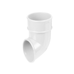 68mm Downpipe Shoe - White