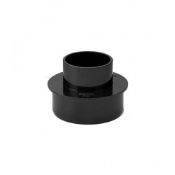 68mm Downpipe  x 110mm Pipe Adaptor - Black