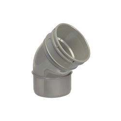 110mm 135˚ Bend Single Socket - Olive Grey