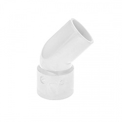 32mm 45 Spigot Bend - White