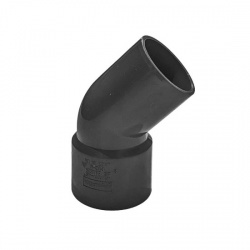 50mm 45 Black Spigot Bend