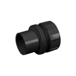 32mm Black Waste Screwed Access Plug