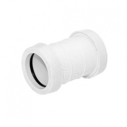 32mm White Straight Coupling