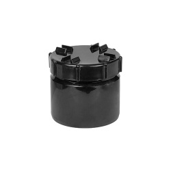 110mm Screwed Access Plug - Black