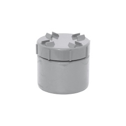 110mm Screwed Access Plug - Light Grey