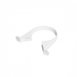 110mm Pipe Bracket - White