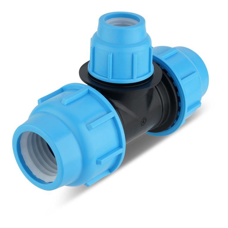 25mm x 25mm x 20mm Reducing Tee | Plastics Express