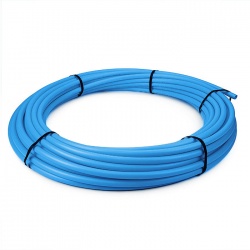 Blue MDPE 50mm x 50m Coil