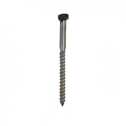 Hexagonal Screw (No.12 x 70mm) Heritage Black