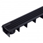 Shallow Channel Drain x 1m Plastic Grid CLKS 410/128