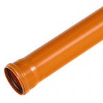 160mm 3m Underground Drain Pipe Single Socket