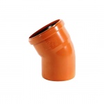 200mm 30 S/S Bend Underground Drainage