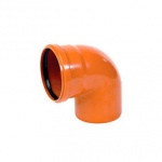 200mm 87 S/S Bend Underground Drainage