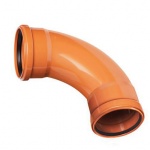 160mm Underground Drainage 87 Bend D/S (Swept)