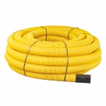 Yellow Twinwall Duct 63mm x 50m Coil