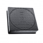 450mm Diameter Round to Square PP Manhole Cover & Frame 35kn