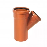 160mm x 110mm Underground Drainage 45 Junction D/S