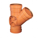 160mm Underground Drainage 45 Junction T/S