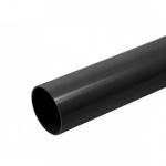 68mm Round Downpipe x 2.5m - Black