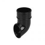 68mm Downpipe Shoe - Black